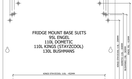 Kimberley2Cape Upright Fridge Mounts