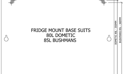 Kimberley2Cape Upright Fridge Mounts