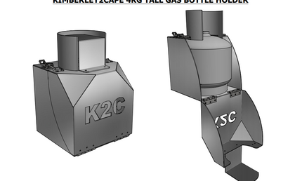 Kimberley2Cape 4kg Tall Gas Bottle Holder